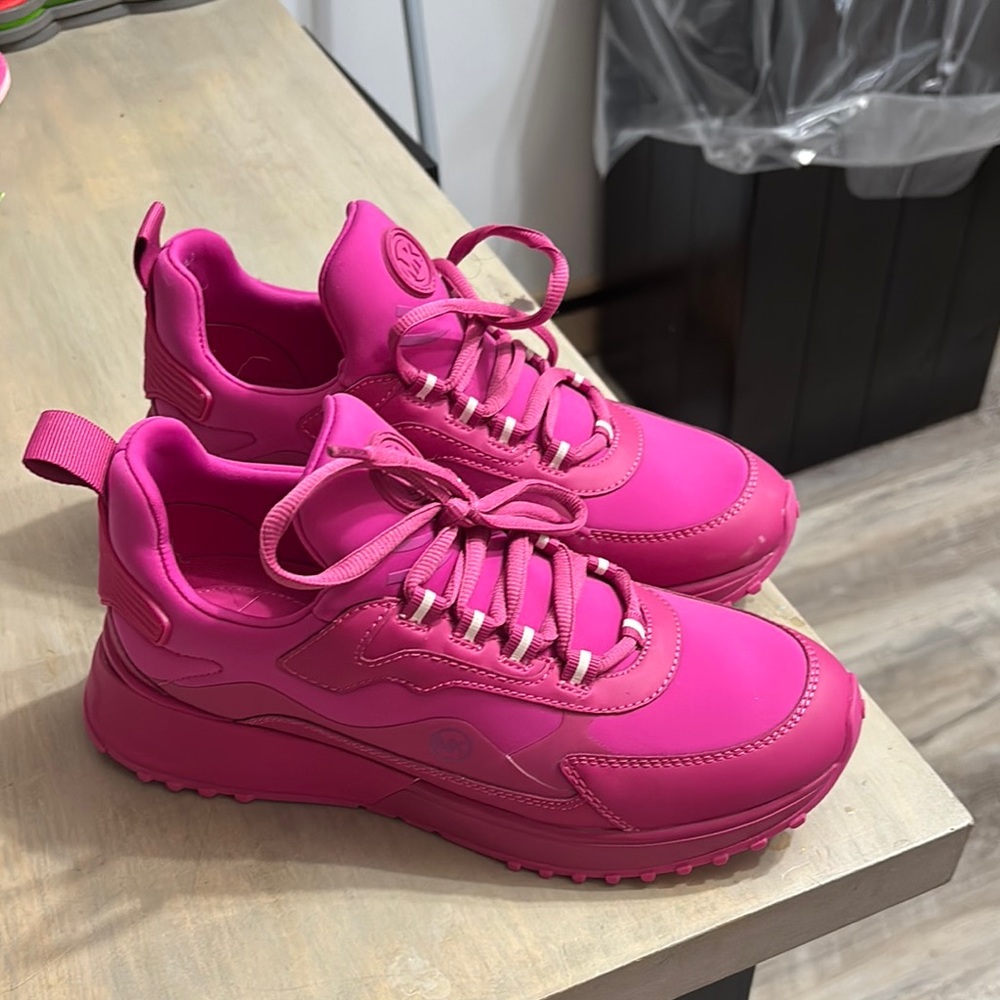 Women's Pink Michael Kors Sneakers